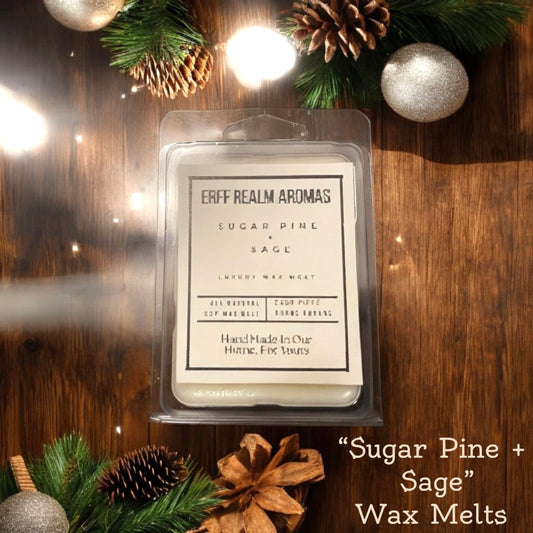 "Sugar Pine + Sage" Wax Melts