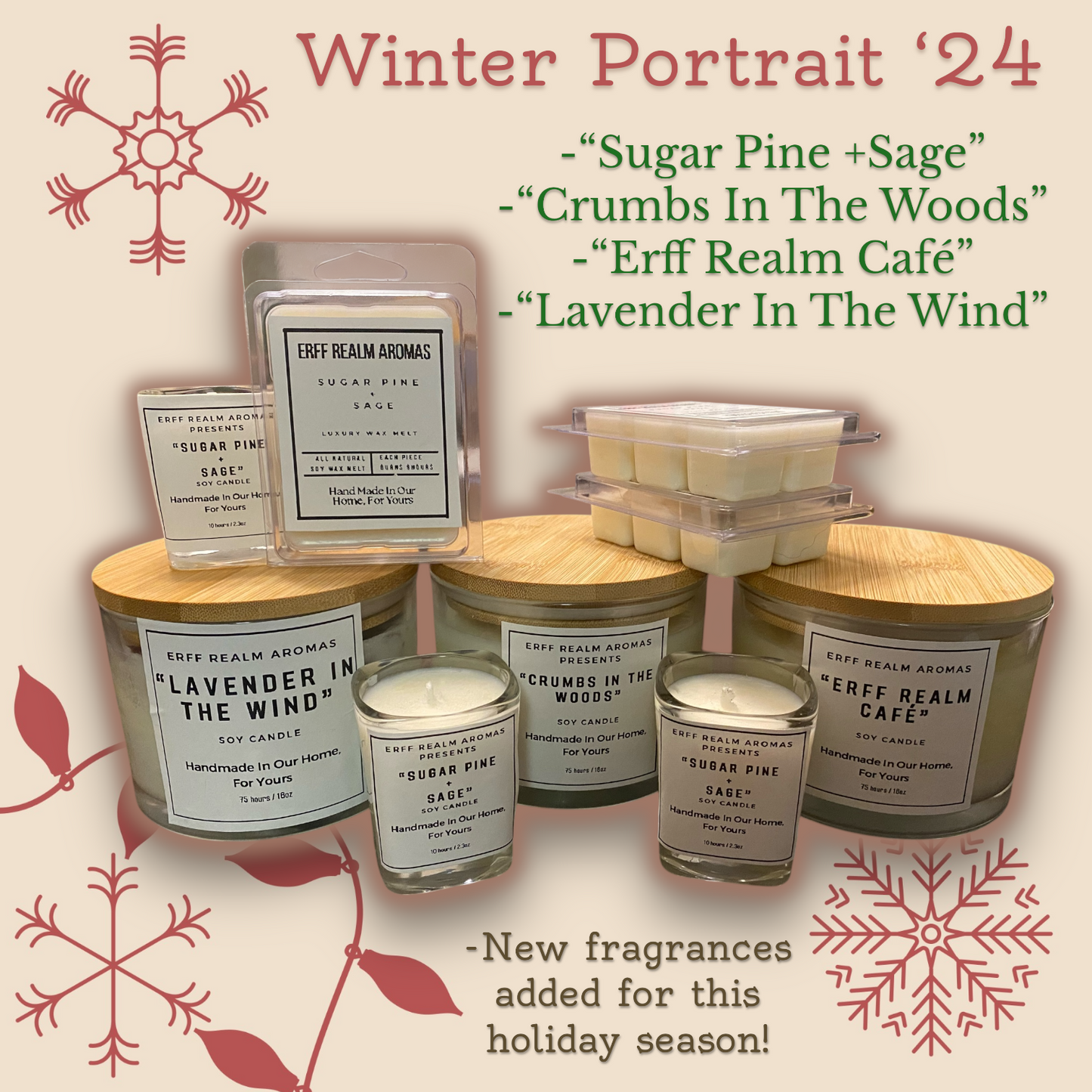 "Crumbs In The Woods" Soy Candle